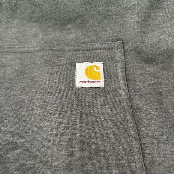 Carhartt Dark Gray Hoodie with Red Logo .Size XL NWT - Picture 5 of 8